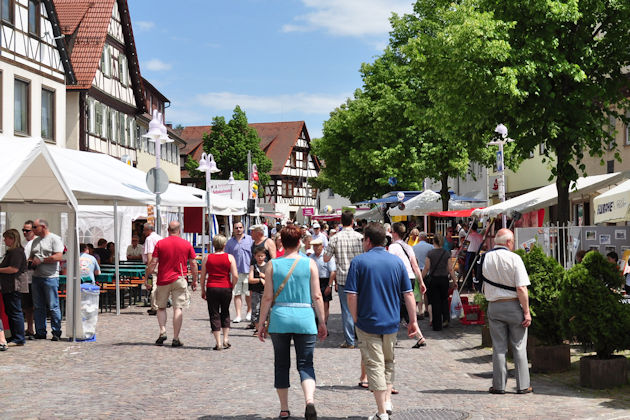 Impressionen vom Lorcher Löwenmarkt in Lorch (Württemberg)