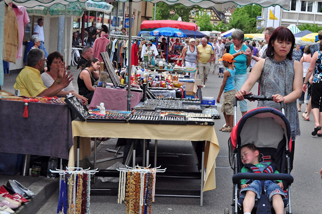 Impressionen vom Lorcher Löwenmarkt in Lorch (Württemberg)