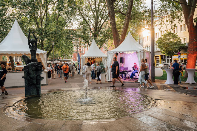 Impressionen vom Rheinuferfest in Ludwigshafen