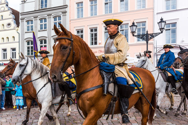Impressionen vom Schwedenfest in der historischen Altstadt von Wismar