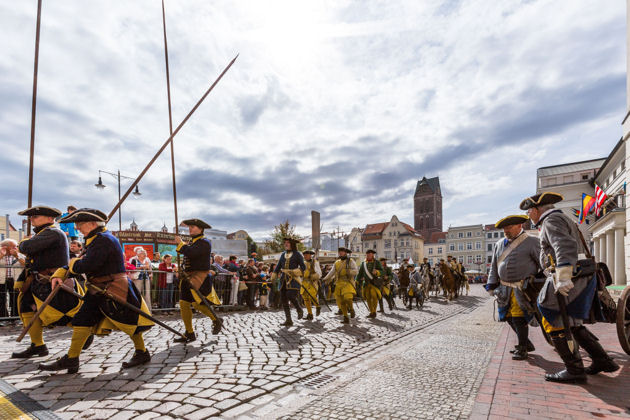 Impressionen vom Schwedenfest in der historischen Altstadt von Wismar