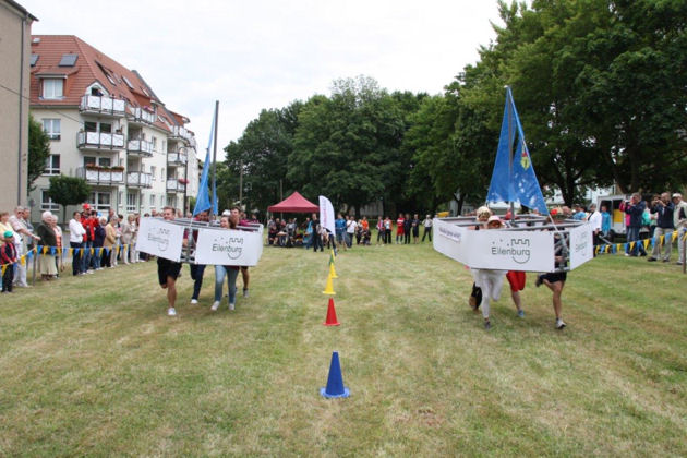 Trockenbootrennen beim Eilenburger Stadtfest