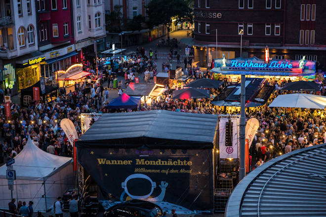 Impressionen von den Wanner Mondnächten in Herne-Wanne