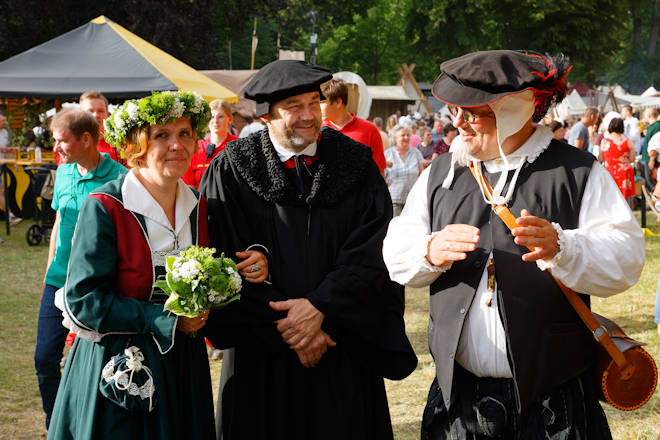 Impressionen vom Wittenberger Stadtfest - Luthers Hochzeit