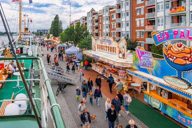 Impressionen vom Wochenende an der Jade in Wilhelmshaven